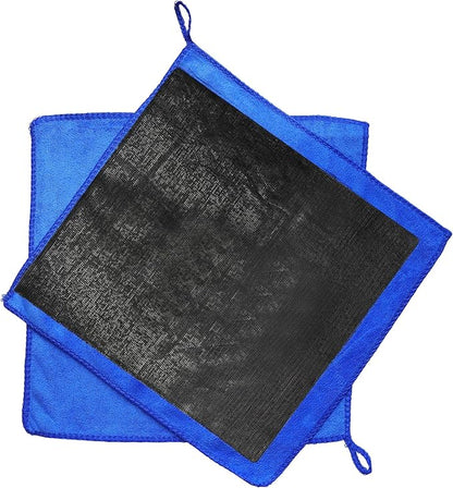 2 Pack Clay Towel 12 x 12 Inch, Clay Bar Towel for Auto Detailing Microfiber Car Cloth Cleaner Automotive for Car Detailing