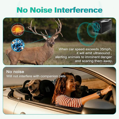 Elook Deer Whistles for Car, Save Deer Whistle for Vehicles and Trunks, Single Horn, 3 Pack (Registered Patent)