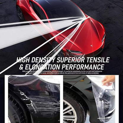 TPU PPF Hydrophobic Clear Paint Protection Film Self Healing Car Clear Glossy Wrap Film (1.5ft x 5ft)