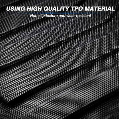 KUST Custom Fit Floor Mats for 2019-2025 Cadillac XT4 Accessories All Weather Floor Liners Rubber 1st & 2nd Row Black Non-Slip High Edge