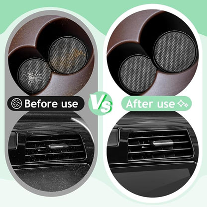 TeSabMi Car Cleaning Gel Car Cleaning Putty Car Putty Car Interior Cleaner Car Slime Car Detailing Kit Car Accessories Gifts for Men Women Stocking Stuffers Green