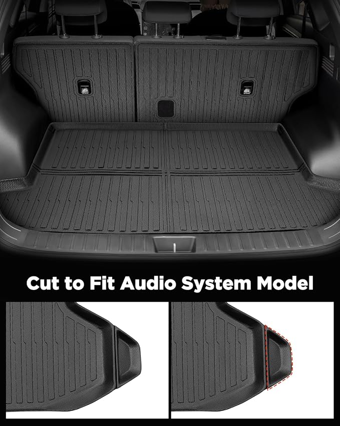 Custom Fit All-Weather Floor Mats & Cargo Liner & Rear Seat Back Protectors for Hyundai Tucson 2022-2026 (NOT Fit PHEV & N line) - Heavy-Duty TPE Liners, Full Coverage, Non-Slip Design Accessories