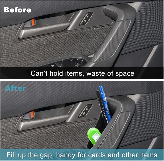 CDEFG 6Pcs for 2023 2024 2025 2026 Mazda CX-50 Center Console Organizer Tray for 2023 2024 2025 2026 Mazda CX-50 Hybrid Accessories Middle Console Storage Box Door Handle Pockets