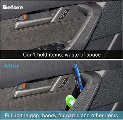 CDEFG 6Pcs for 2023 2024 2025 2026 Mazda CX-50 Center Console Organizer Tray for 2023 2024 2025 2026 Mazda CX-50 Hybrid Accessories Middle Console Storage Box Door Handle Pockets