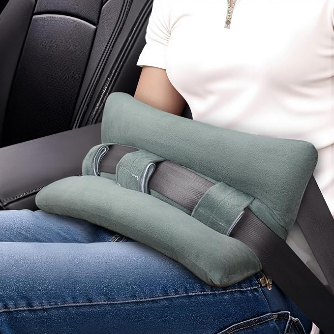 Heart Surgery Pillow, Heart Pillows for After Heart Surgery Recovery, Chest Port Pacemaker Pillow for Chemo Patients Seatbelt, Gifts for Women After Hysterectomy