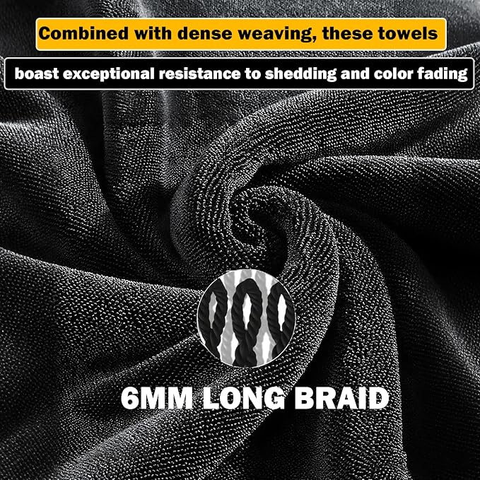 Car Drying Towel (36"x 24"/3ft x 2ft), 2 Pack Ultra Absorbent Microfiber Drying Towels for Cars, Leave No Streaks, Scratches or Water Spots, Extra Large Drying Towels Car Detailing for Cars