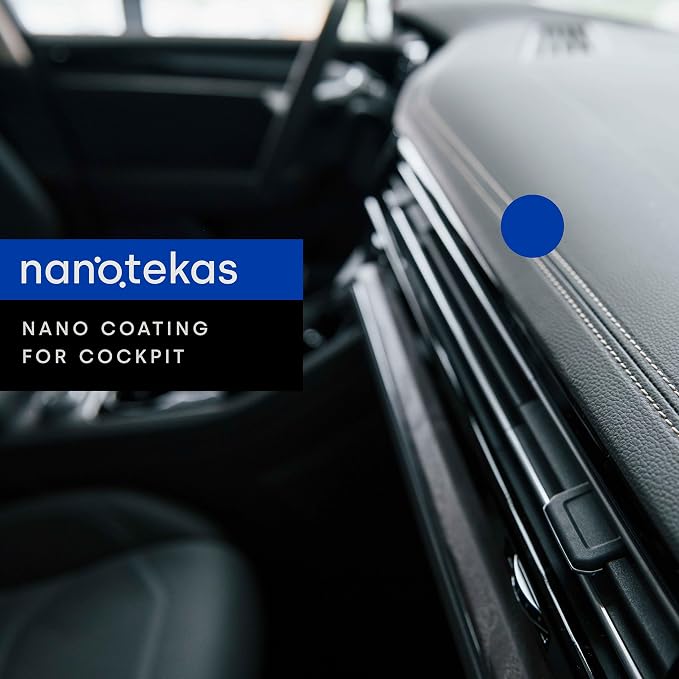 Cockpit Cleaner - Interior Cleaner - Matte Finish Detailer and Spray Sealant has Anti-Static Specs and Silver Nano Particles, Dust-Repellent, Easy Clean for Car Dashboards & Plastics - 100ml