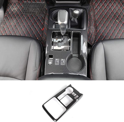 JeCar for 4Runner Interior Trim Carbon Fiber Center Console Gear Shift Panel Cover Interior Accessories for Toyota 4Runner 2010-2024