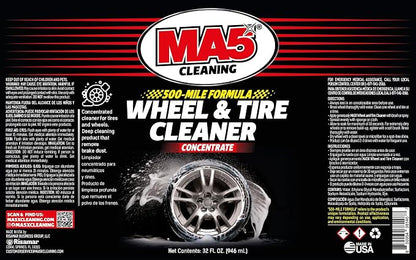 MA5X Wheel and Tire Cleaner | Concentrated, Brake Dust Remover | Wheel Cleaner Spray | 32oz Bottle | Pack of 1
