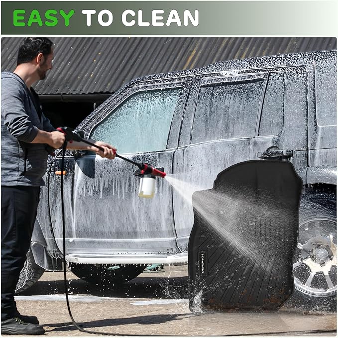 Floor Mats for 2026 2025 Volkswagen Tiguan Upgrade Trunk Mat with Backrest Mat All Weather TPE Floor Liners Fit for 2025 2026 VW Tiguan Anti-Slip Full Set Car Accessories