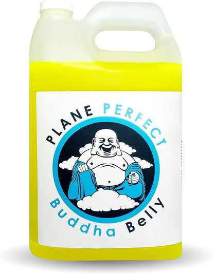 Plane Perfect Buddha Belly Oil & Grease Cleaner - Heavy Duty Aviation Grade Citrus Degreaser Spray - Multi Surface Cleaner for Automotive Engine, Aircraft, Car, Truck & RV | 1 Gallon