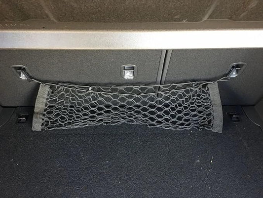 Trunk Rear Seats Organizer Cargo Net for Mini Cooper Clubman 2016-2024 – Envelope Style Cargo Net for Hatchback – Premium Mesh Car Trunk Organizer – Compatible with Mini Cooper Clubman