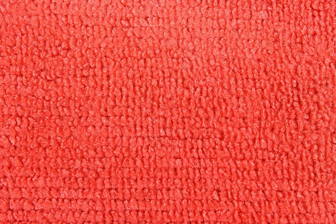 CleanAide Ultrasonic-Cut 300 GSM Microfiber Cleaning Towels, Lint-Free, Scratch-Free, Highly Absorbent, Durable & Reusable with Label-Free Edges for Auto, Home & Commercial Use, 14" x 14", 12-Pack,