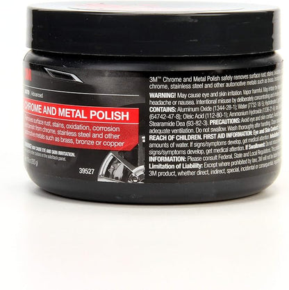 3M Chrome and Metal Polish, 39527, 10 oz, Pink (Pack of 2)