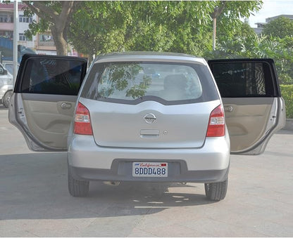 TFY Universal Car Rear Side-Door Square-Window Sunshades - for Vehicles with Side Windows 29.5Inch - 41.5Inch W x 19Inch H (Regular Rectangular Window)