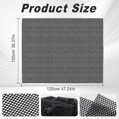 Roof Rack Pads, Universal Non-Slip Car Roof Mat, All Weather Protective Liner for Cargo Bags Protective Mat, Scratch Prevention, Fit Most Vehicles (47.24" x 39.37 ")