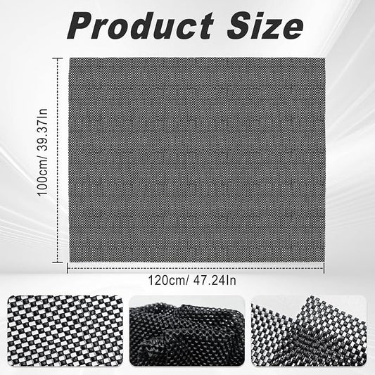 Roof Rack Pads, Universal Non-Slip Car Roof Mat, All Weather Protective Liner for Cargo Bags Protective Mat, Scratch Prevention, Fit Most Vehicles (47.24" x 39.37 ")