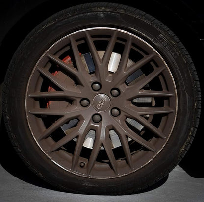 Carfidant Wheel Cleaner and Tire Cleaner – Safely Formula Quickly Removes Brake Dust, Grime & Dirt - Rim Cleaner Spray Safe for Alloy, Aluminium, Chrome and Tires- pH Neutral Solution – 17 fl Oz