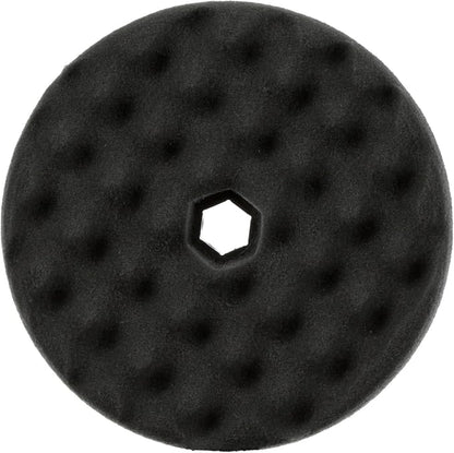 3M Perfect-it Foam Hook & Loop Polishing Pad, 3285, 6 in, Black, Buffing Pad, Eliminates Swirl Marks, For Automotive Polishing