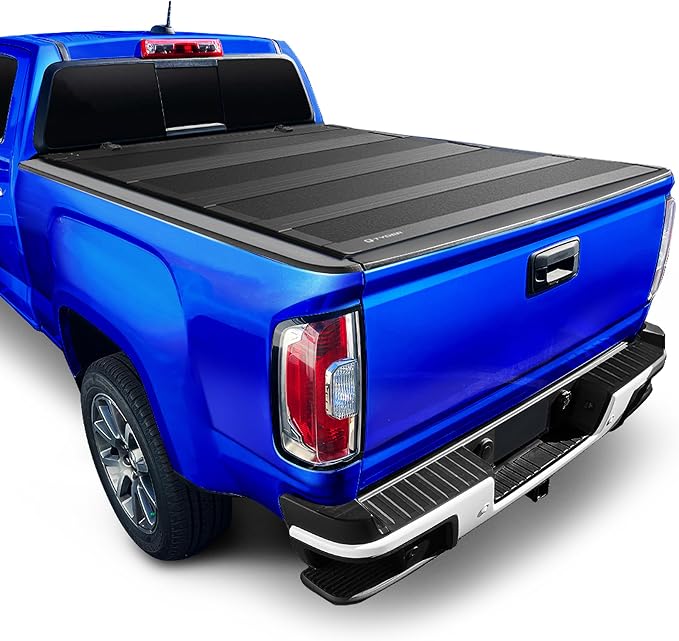 Tyger Auto T4 Flip-Up Low Profile Hard Alloy Truck Bed Tonneau Cover Compatible with 2015-2026 Chevy Canyon GMC Colorado (Not fit Trail Boss) | 5'2" (62") Bed | TG-BC4C4413
