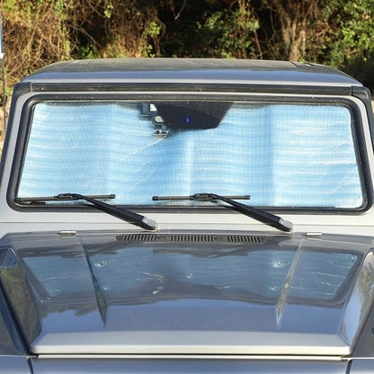 Windshield Sun Shade Compatible with Mercedes Benz G Class W463 2004-2018 Foldable Front Windshield Sunshade Protector, Block UV Rays Keep Your Car Cooler