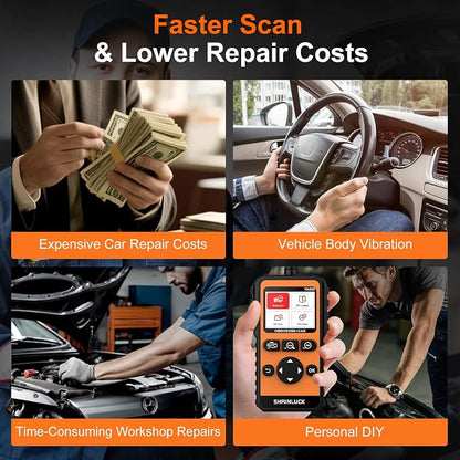 Y2 2.8'' Color Graphing Screen OBD2 Scanner Diagnostic Tool,Enhanced PRO Check and Reset Engine Fault Code,DTC Lookup,O2 Sensor Test,Live Data,Freeze Frame,OBDII Code Reader Tool for All Cars