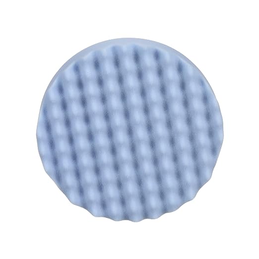 3M 05733 Perfect It Ultrafine Polishing Pad, 8 inch, Blue (Pack of 6)