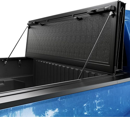 Low Profile Flip Up Truck Bed Tonneau Cover for 2007-2021 Toyota Tundra 5' 6" Bed (66.7")