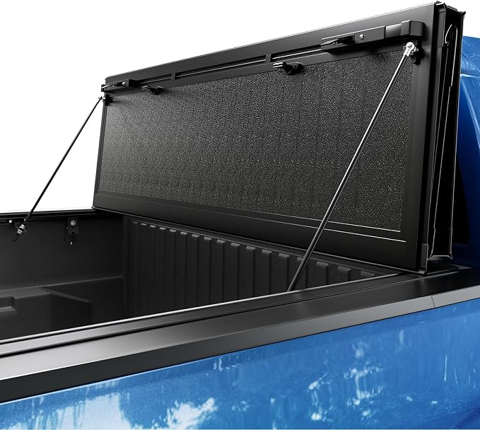 Low Profile Flip Up Truck Bed Tonneau Cover for 2022-2026 Toyota Tundra 6' 6" Bed w/OE Rail System (78.7")