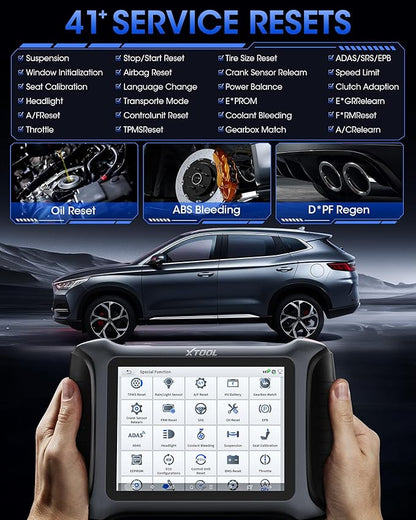 XTOOL IP900BT OBD2 Scanner Diagnostic Tool, ECU C0ding Automative Scanner, AI-Assisted Wireless Scan Tool with 41+ Reset, 4000+ Bidirectional Scanner for Car, CAN FD/DoIP/FCA, 3-Y Update
