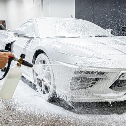 Gyeon Foam Premium Car Pre‑Wash Snow Foam for Safe Paint Cleansing Deep Clinging Suds Touchless Pre‑Wash Cleaning Solution for Coating Maintenance Safe Pressure Washer for Car Exterior