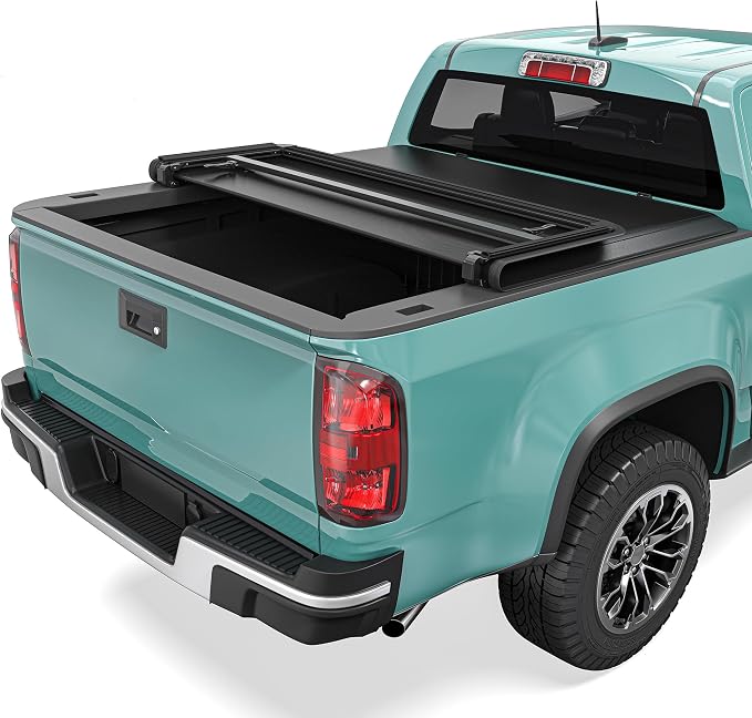 Soft Tri-Fold Truck Bed Tonneau Cover Fit for Chevy Colorado/GMC Canyon 2015-2026 5.2 ft Bed