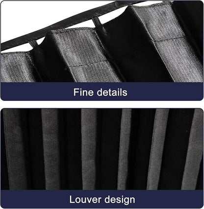 ZATOOTO Car Window Shades for Side Window 4 Pack Magnetic Car Curtains for Privacy Car Window Covers Blackout Blinds Upgrade to a Classy Ride for Camping Sleeping