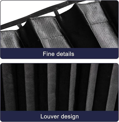 ZATOOTO Car Side Window Sun Shades - Privacy Magnetic Black 2 Pcs Covers Blinds Curtains - Auto Accessories Sunshades Keeps Cooler Screen for Baby Sleeping