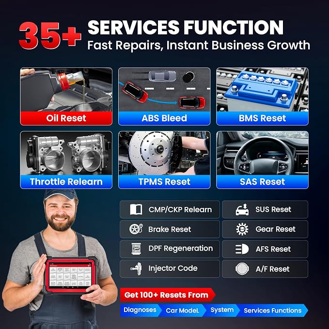 LAUNCH X431 CRP919EBT 2026 Wireless Bidirectional Scan Tool, All-in-One Full System OBD2 Scanner, ECU Coding, 35+ Services, CANFD&DOIP, FCA AutoAuth, VAG Guide, 2Yrs Free Update, Upgraded of CRP919E