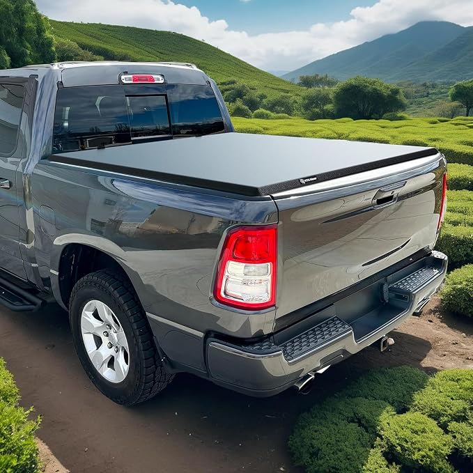 YITAMOTOR Soft Quad-fold Tonneau Cover Fits for Ford F-250 F-350 F250 F350 Super Duty 8ft Bed 2017-2026