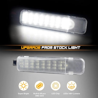 NDRUSH Interior Light LED Door Panel Courtesy Light Warning Light Lamp Assembly Compatible with Silverado/Sierra C/K 1500 2500 3500 Pickup Suburban Tahoe Avalanche Yukon Cadillac Escalade