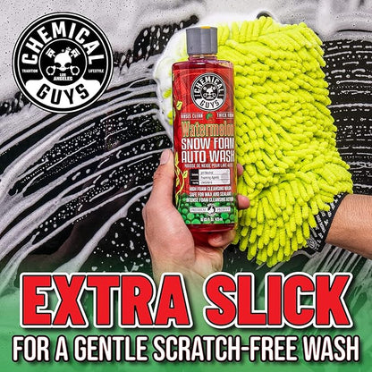 Chemical Guys HOL316 Snow Foam Auto Wash Bundle, Cannon and Gun Soap, Safe for Ceramic Coating, Wax and Sealant, Watermelon and Honeydew Scents, 16 Fl Oz (Pack of 2)