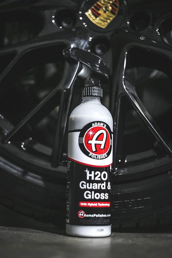 Adam's Polishes H2O Guard & Gloss (5 Gallon) - Car Detailing Hybrid Top Coat Silica Sealant, Car Wax & Polish Quick Detailer | After Car Wash Seals, Shines, and Protects All Exterior Surfaces