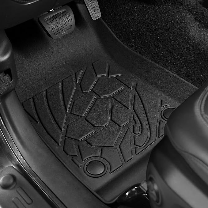 Floor Mats for Jeep Wrangler JL Gas 2018-2025 2026, All Weather Floor Mats Trunk Cargo Liner and Door Sill Guards Accessories (Fit 4-Door Unlimitied)