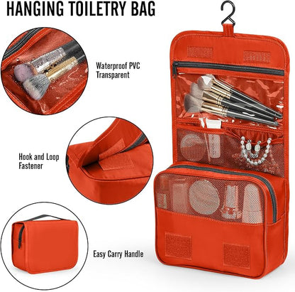 Veken 10 Set Packing Cubes for Travel Essentials,Anti-Wrinkle Buckled Suitcase Organizer for Shoe & Toiletry Bag,Carry On Luggage Bag with 99+ Count Mesh Holes for Airplane & College Dorm Accessories