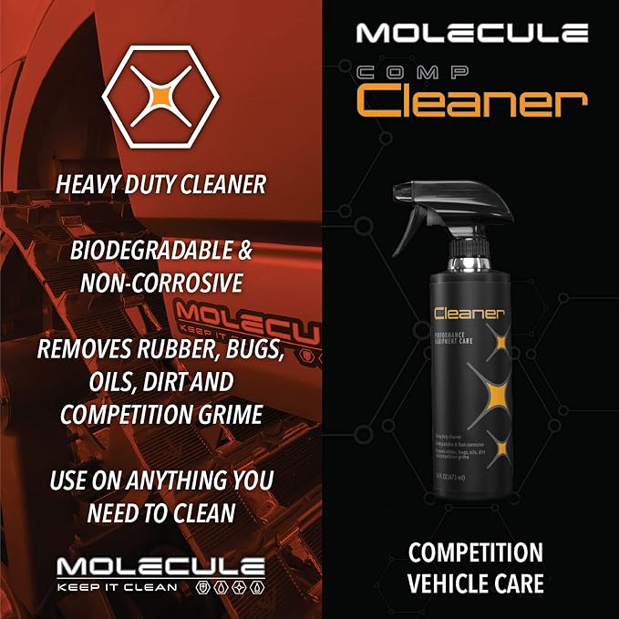 Molecule Competition Cleaner | Premium Vehicle Care | Heavy-Duty Car Cleaning Spray for Detailing Kits & Automotive Accessories | Removes Oil, Rubber & Grime | Interior & Exterior Safe | 5 Gallons