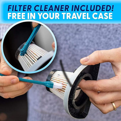 ThisWorx Car Vacuum Cleaner - Portable Handheld Mini Vacuum Cleaner W/ 16ft Cord, Bag, & Attachments - Small Vacuum for Car, RV, Boats, Travel