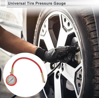 1 Pcs Universal Tire Pressure Gauge 0-60PSI 2.36Inch Digital Pressure Gauge Tyre Air PSI Meter for Motorcycle SUV Truck