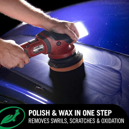 Turtle Wax Hybrid Solutions Ceramic Car Polish and Wax, Light Scratch Remover, Durable Paint Protection, Extreme Water Beading, High Gloss Shine, Hand or Machine Polisher Use, 14 oz (Pack of 6)
