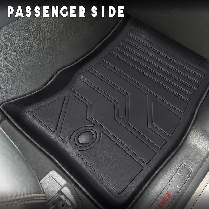 KARPAL Floor Mats for 2020-2026 Ford Explorer 6 & 7 Seats, Custom Fit TPE All Weather Ford Explorer Accessories 1st & 2nd & 3th Row Floor Liner & Trunk Mat with Backrest Mat