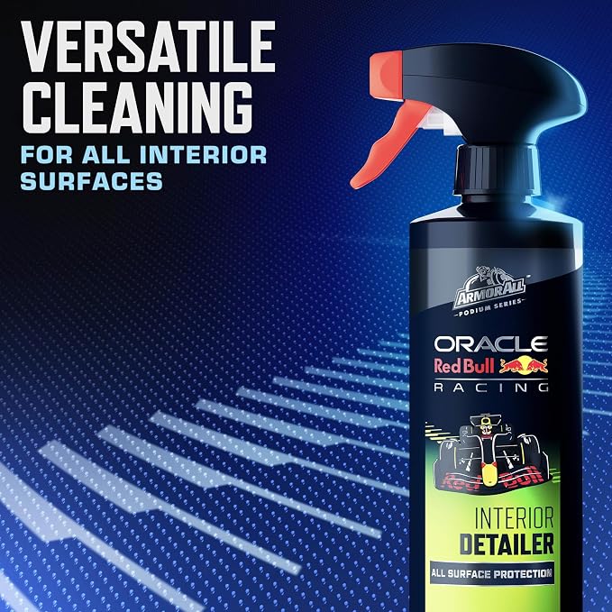 Armor All Podium Series 3-Piece Car Wash & Detail Kit - Oracle Red Bull Racing, Hybrid Ceramic Wash, Interior & Exterior Detailer, Gift for Car Lovers