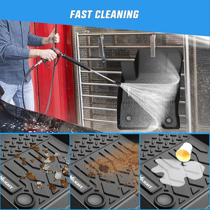 Nilight TPE Floor Mats for Ford Maverick Hybrid 2022 2023 2024 2025 2026, All Weather Custom Fit Heavy Duty Floor Liners