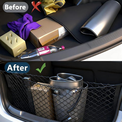 Trunk Cargo Net Compatible with KIA Sorento LX S EX SX 2014 2015 2016 2017 2018 2019 2020 2021 2022 2023 2024 2025 2026