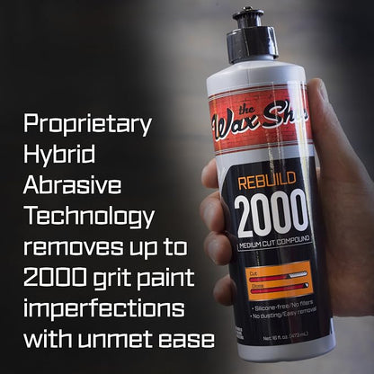 50956 32 Ounces Rebuild Medium Cut Polishing Compound-32oz